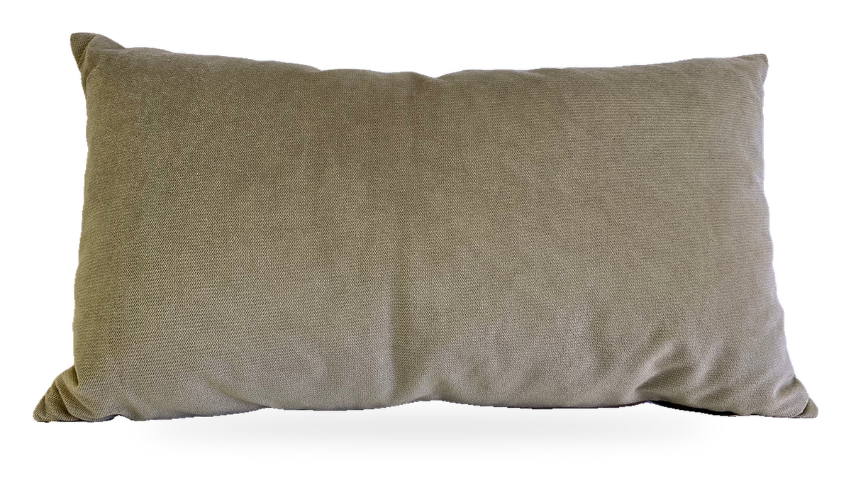 Belvedere Driftwood – 24" × 14" Luxury Lumbar Pillow