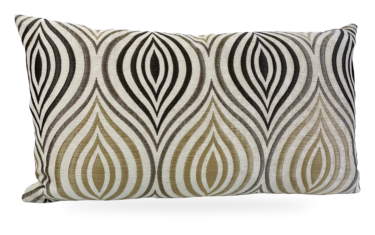 Koza Cream – 24" × 14" Luxury Lumbar Pillow