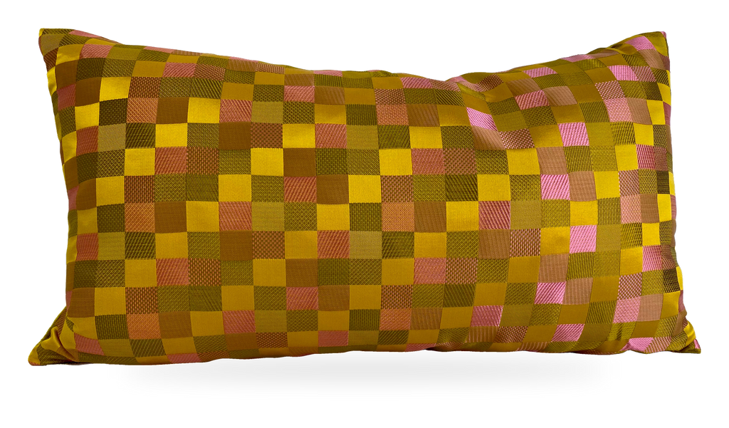 Cubit Gold – 24" × 14" Luxury Lumbar Pillow