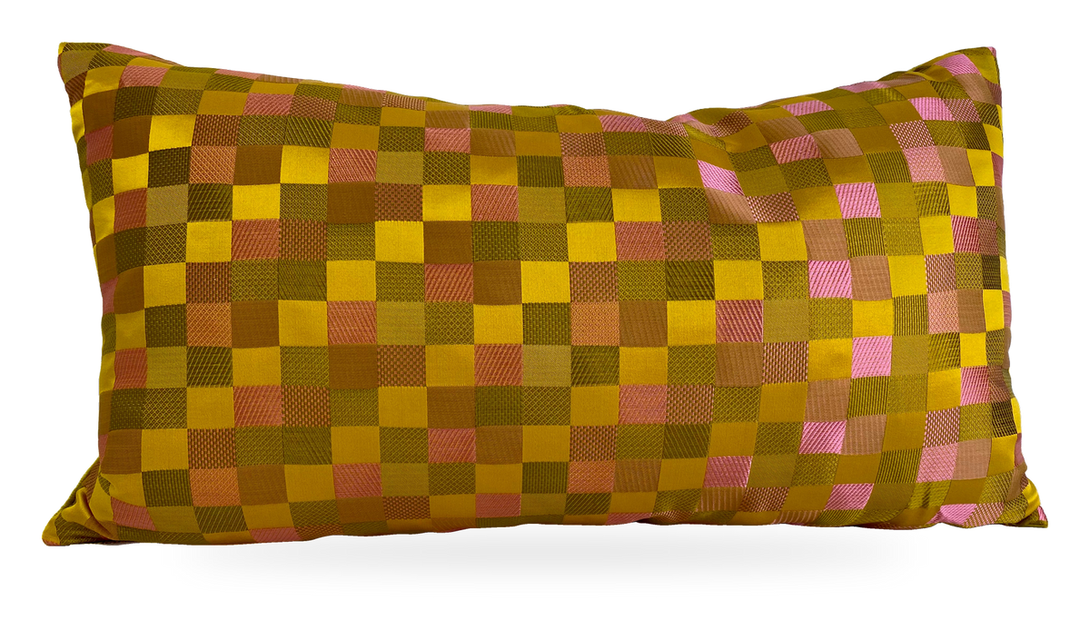 Cubit Gold – 24" × 14" Luxury Lumbar Pillow