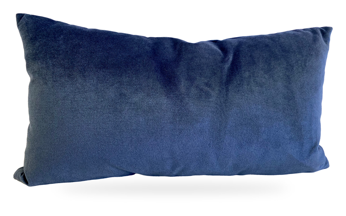 Belvedere Azure – 24" × 14" Luxury Lumbar Pillow