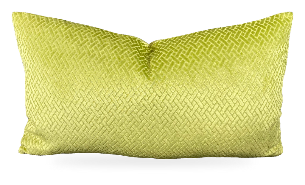 Flex Green – 24" × 14" Luxury Lumbar Pillow