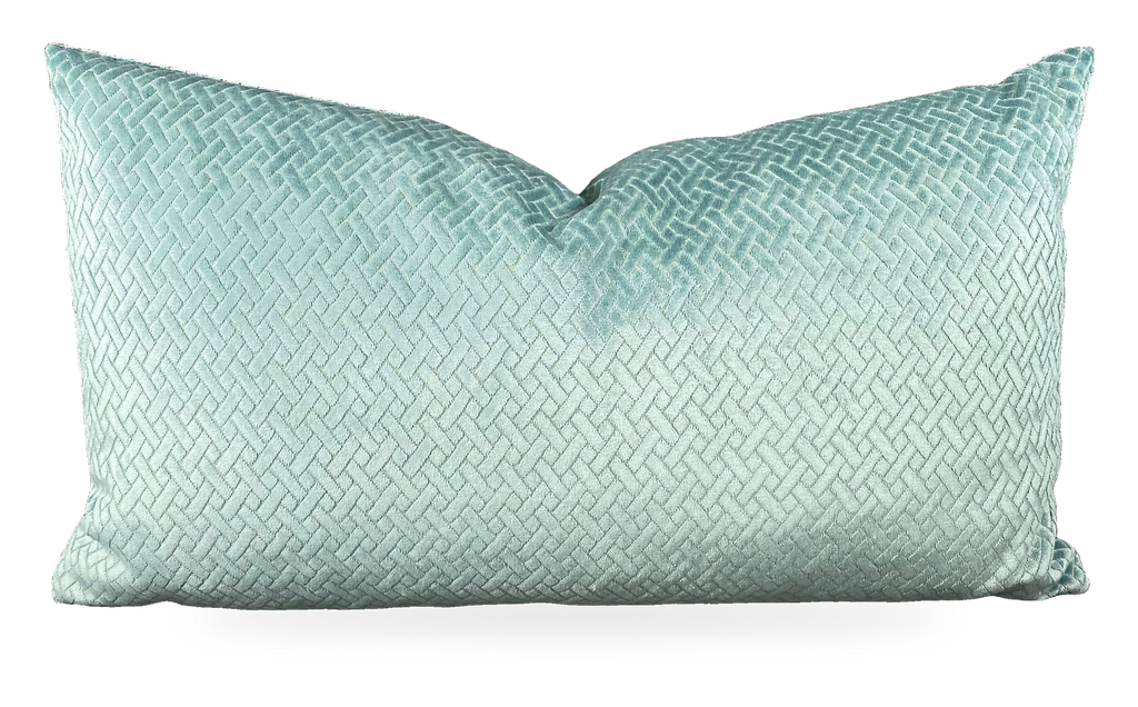 Flex Teal – 24" × 14" Luxury Lumbar Pillow