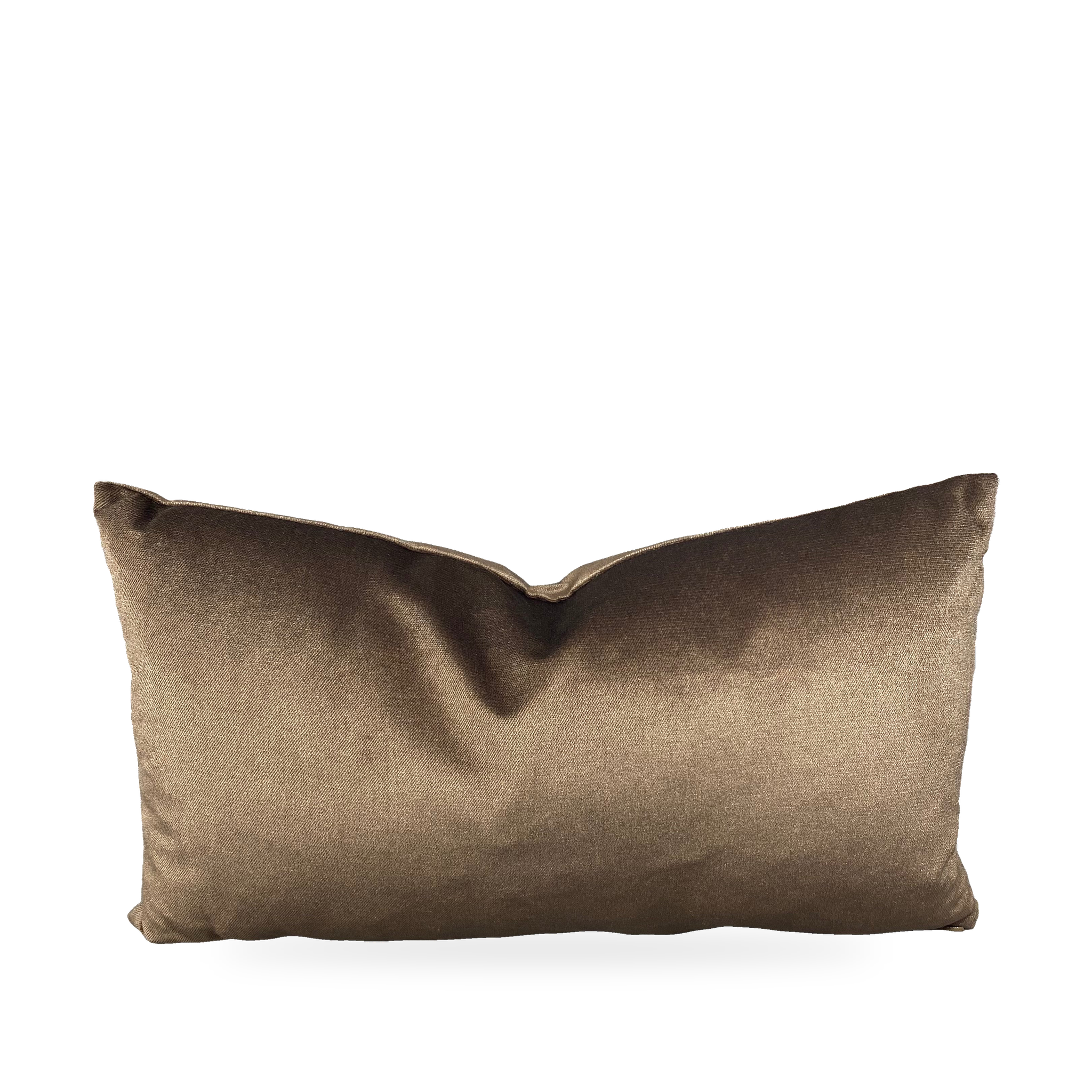 Luxury Lumbar Pillow – 24" × 14" – Belvedere Espresso