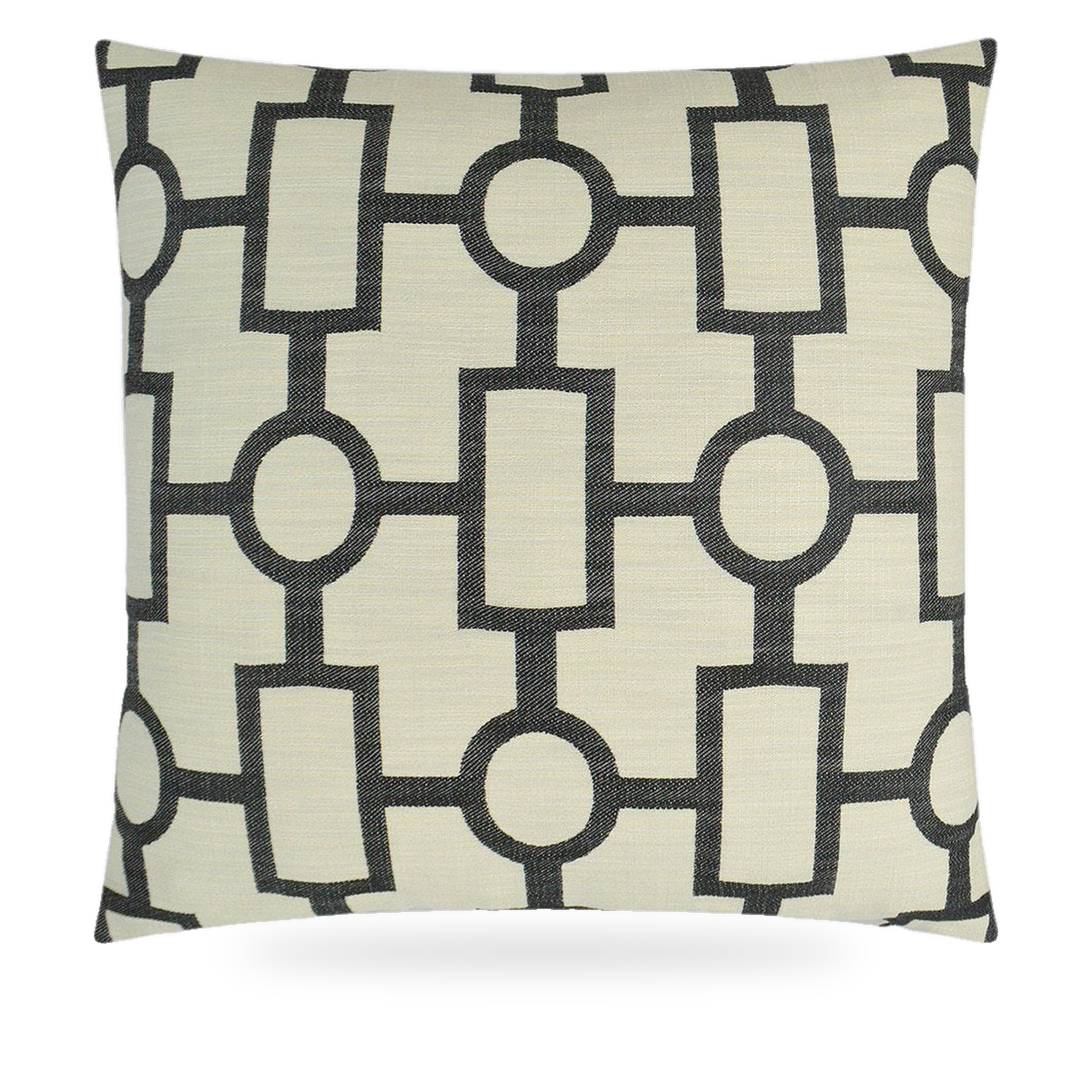 Luxury Pillow – 24" × 24" – Ellington Black