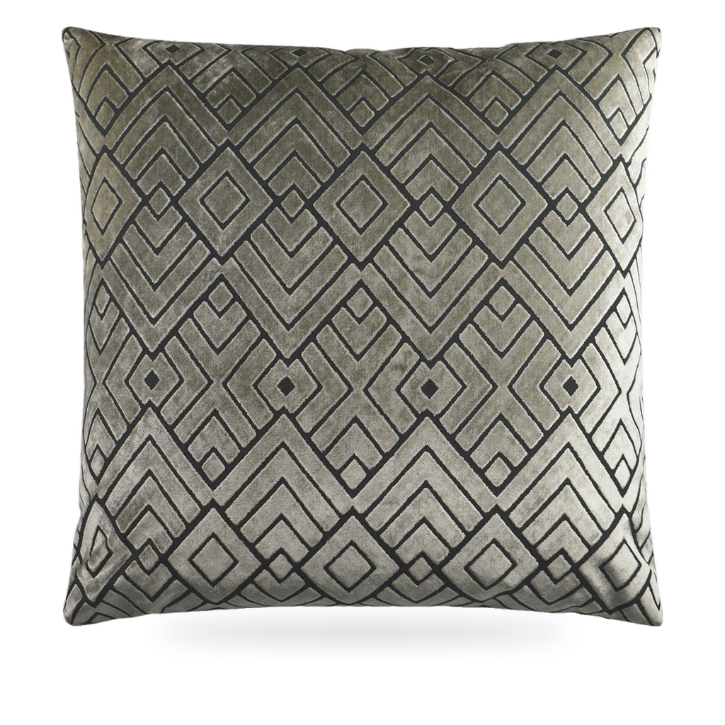 Luxury Pillow – 24" × 24" – Hipster Silver