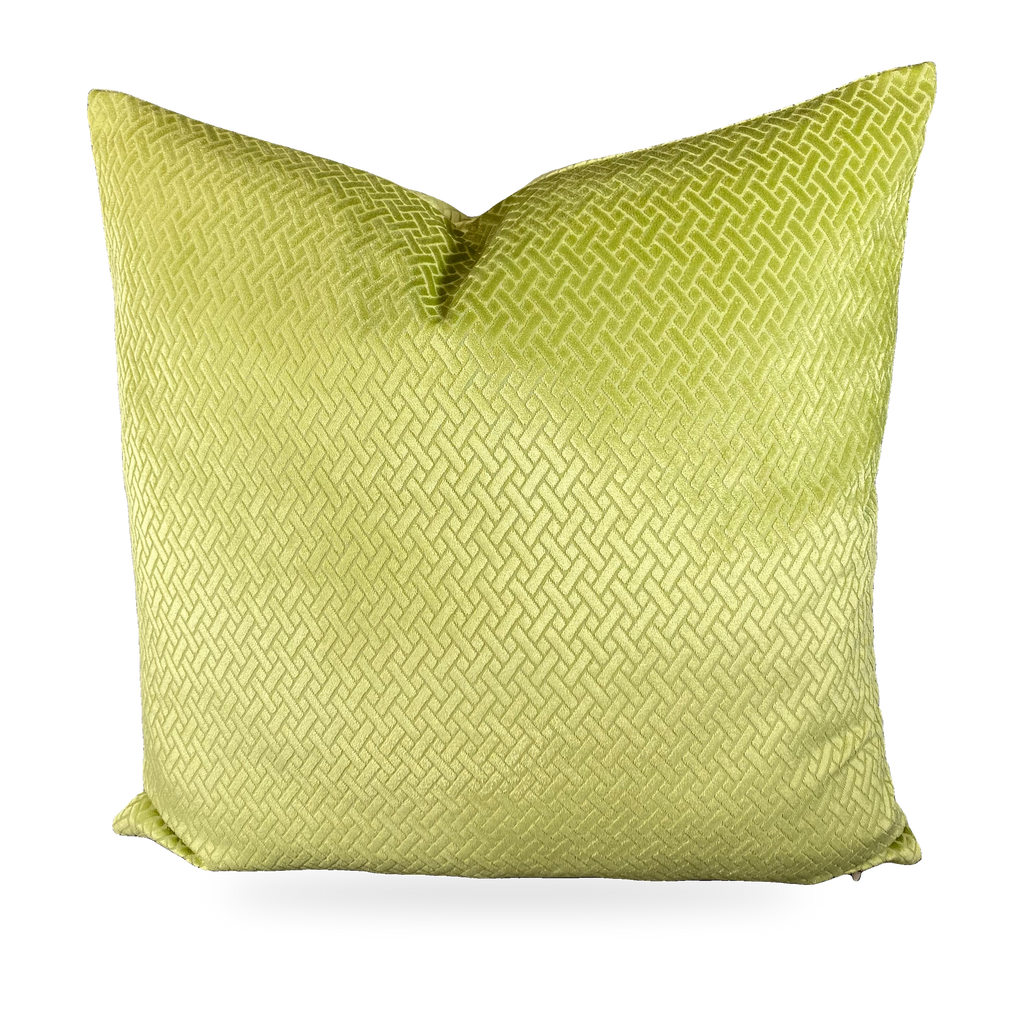 Luxury Pillow – 24" × 24" – Flex Green