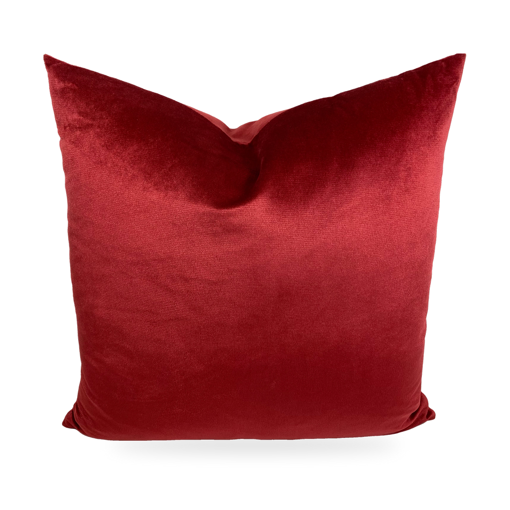 Luxury Pillow – 24" × 24" – Belvedere Sangria