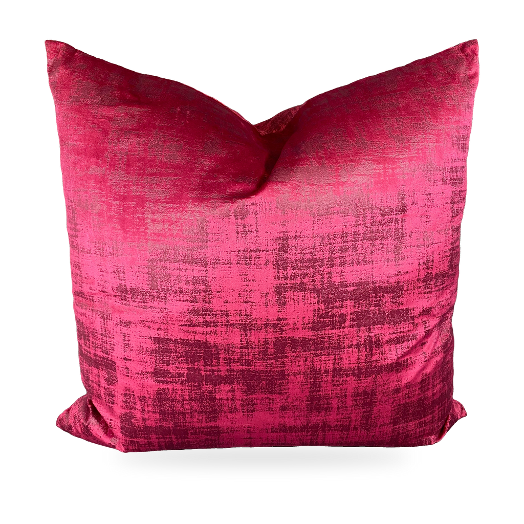 Luxury Pillow – 24" × 24" – Fresco Fuchsia