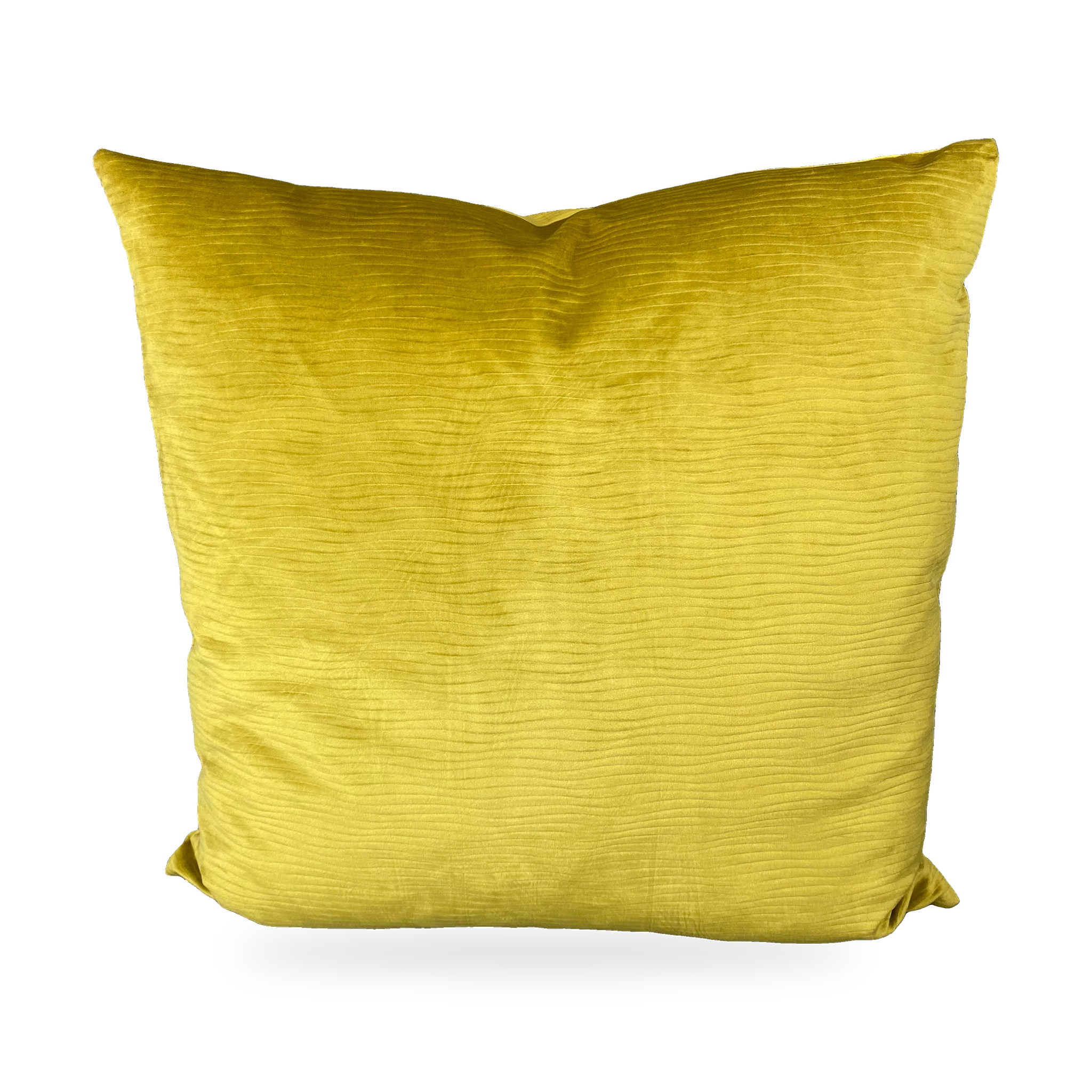 Luxury Pillow – 24" × 24" – Stream Chartreuse