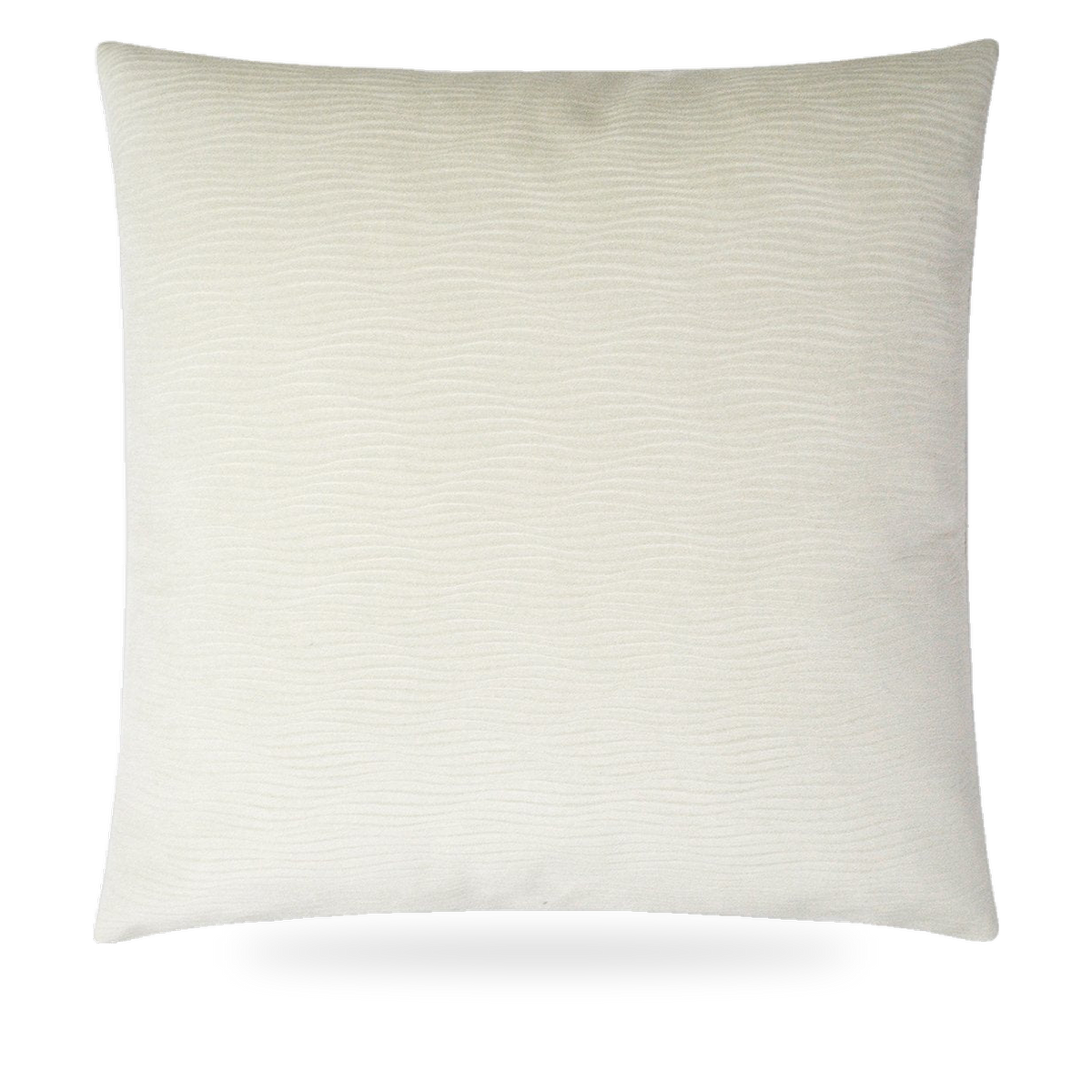 Luxury Pillow – 24" × 24" – Stream Ivory