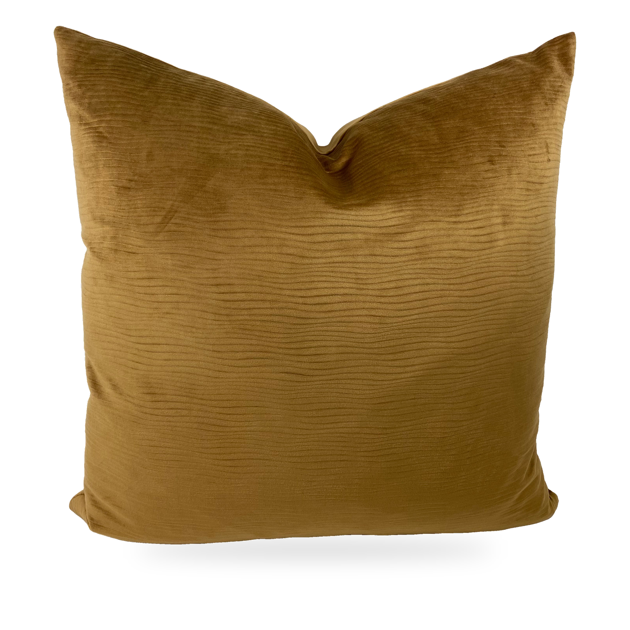 Luxury Pillow – 24" × 24" – Stream Walnut
