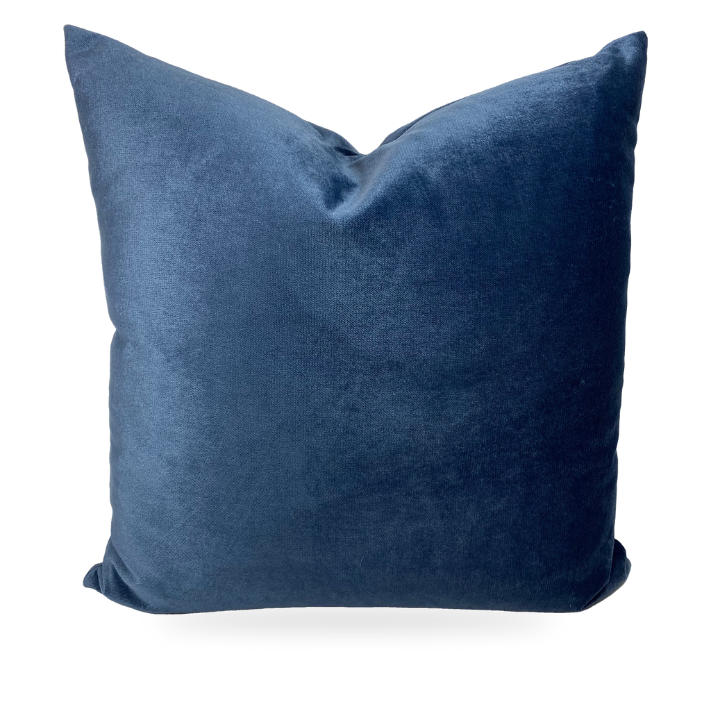 Luxury Pillow – 24" × 24" – Belvedere Azure