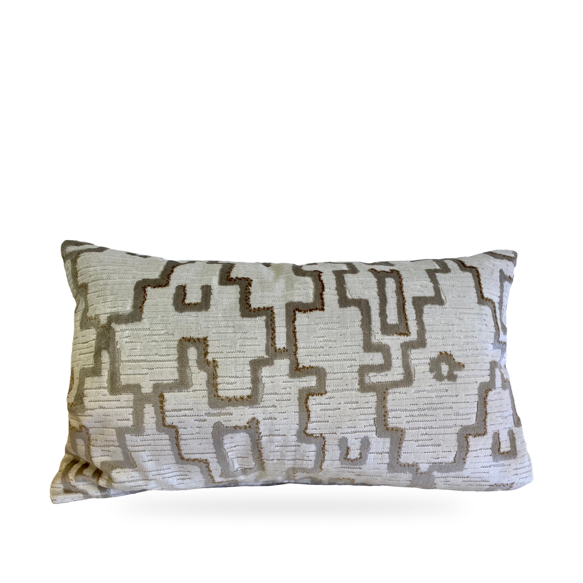 Luxury Lumbar Pillow – 24" × 14" – Manhattan Pearl