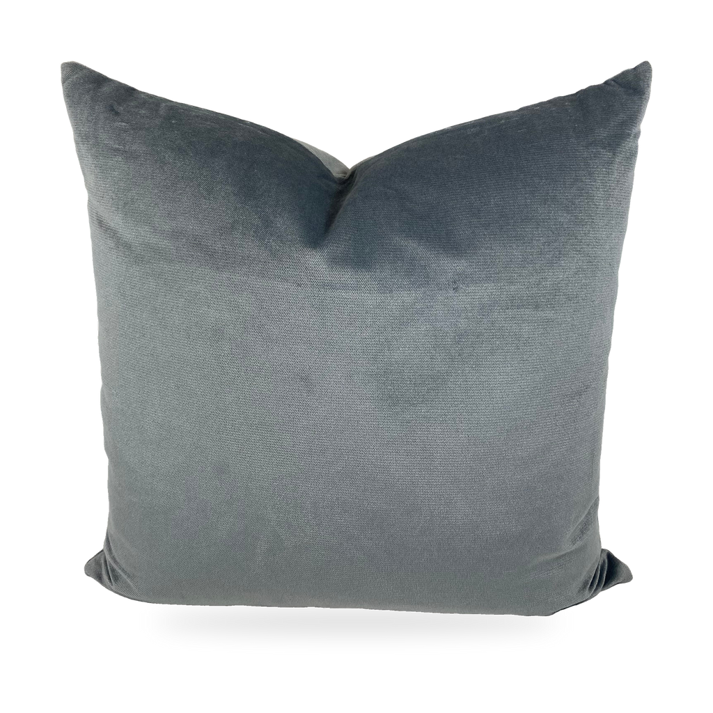 Luxury Pillow – 24" × 24" – Belvedere Graphite