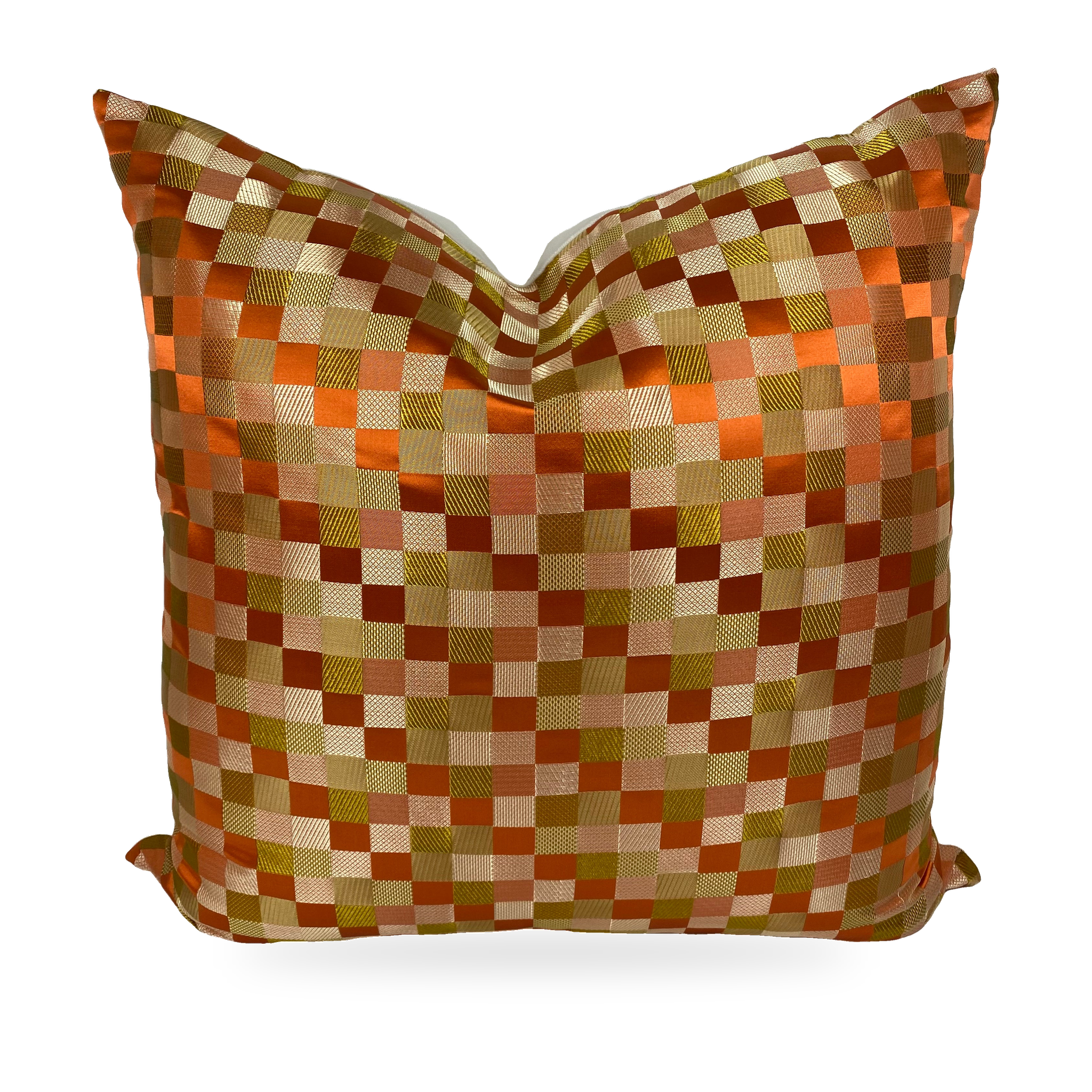 Luxury Pillow – 24" × 24" – Cubit Orange
