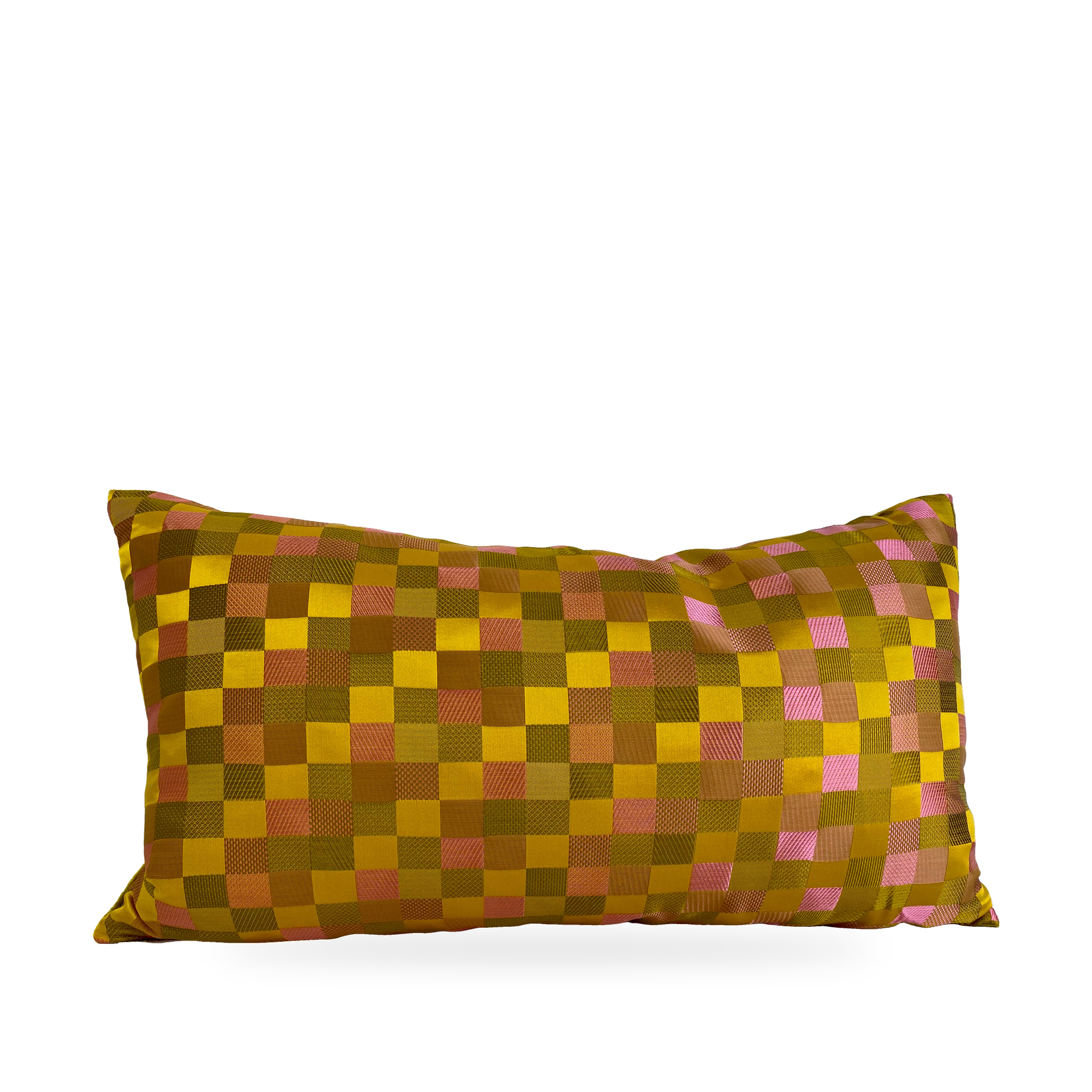Luxury Lumbar Pillow – 24" × 14" – Cubit Gold