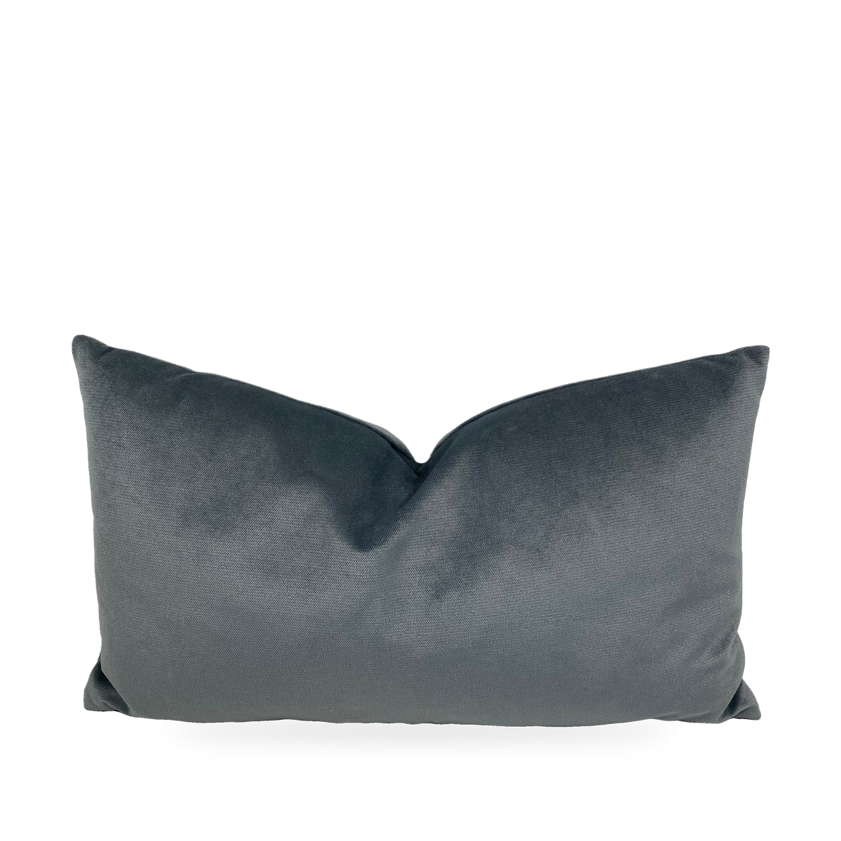 Luxury Lumbar Pillow - 24" x 14"- Belvedere Graphite