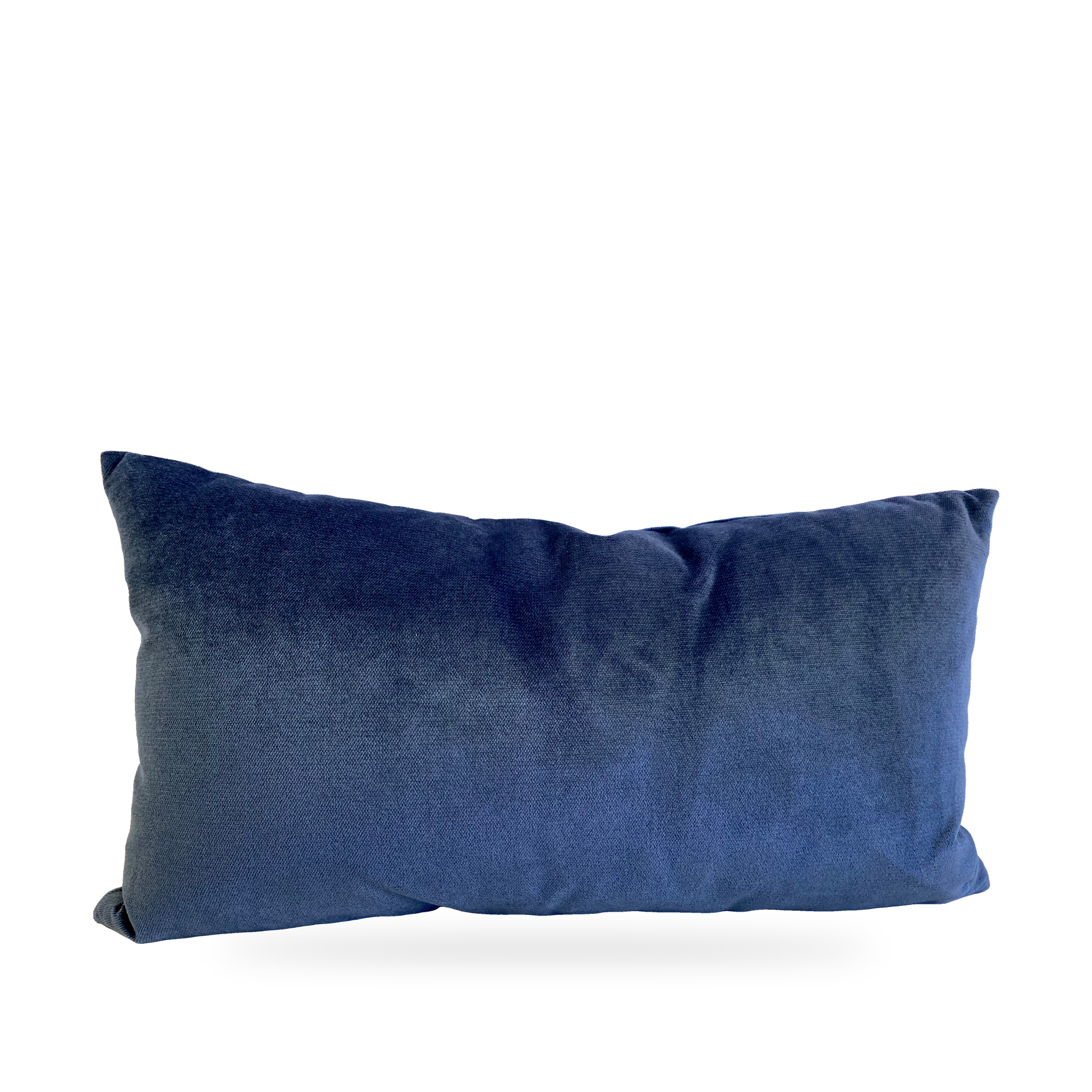 Luxury Lumbar Pillow – 24" × 14" – Belvedere Azure
