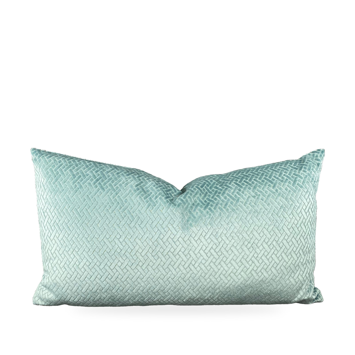 Luxury Lumbar Pillow – 24" × 14" – Flex Teal
