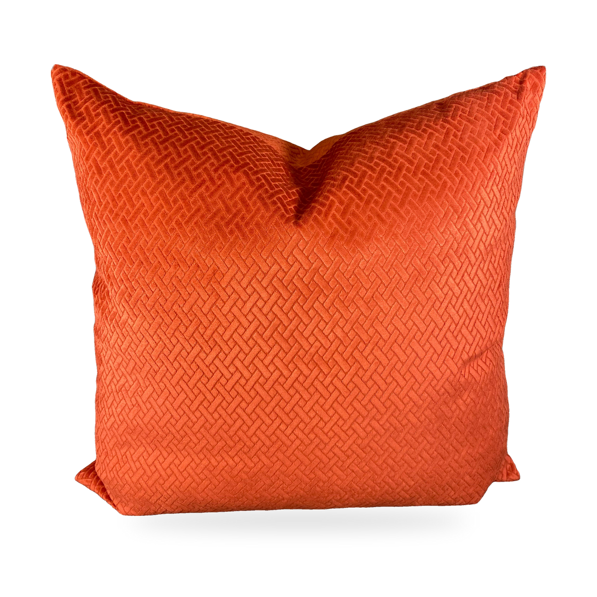 Luxury Pillow – 24" × 24" – Flex Paprika