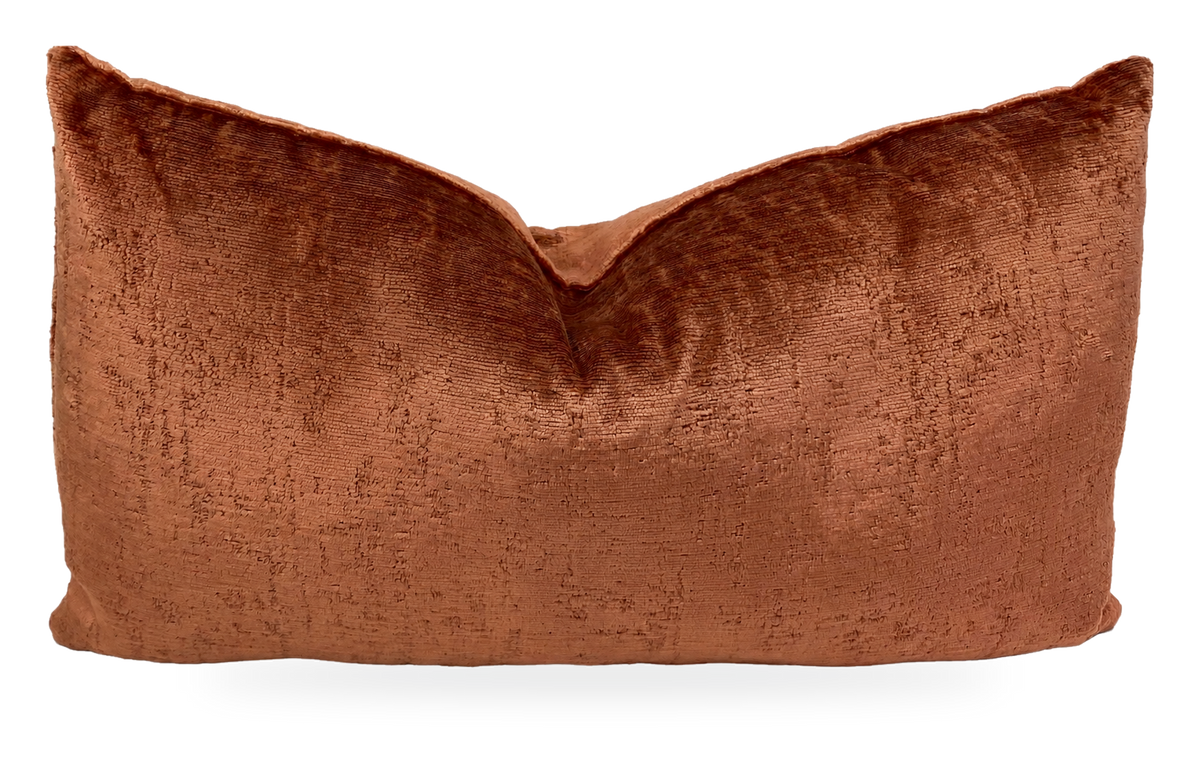 Hamlet Salmon – 24" × 14" Luxury Lumbar Pillow
