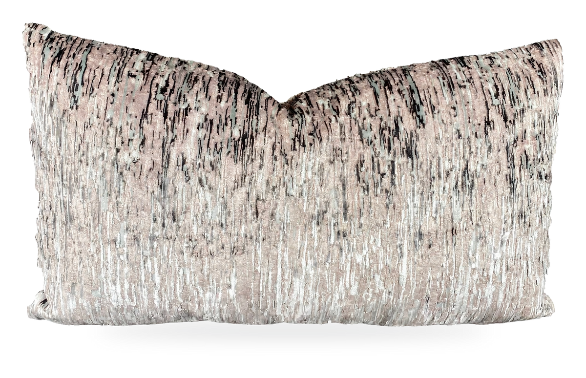 Yanbu Blush – 24" × 14" Luxury Lumbar Pillow