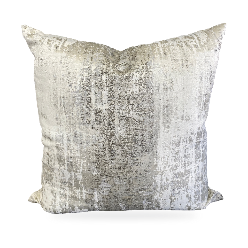 Aurora Ice – 24" × 24" Luxury Square Pillow