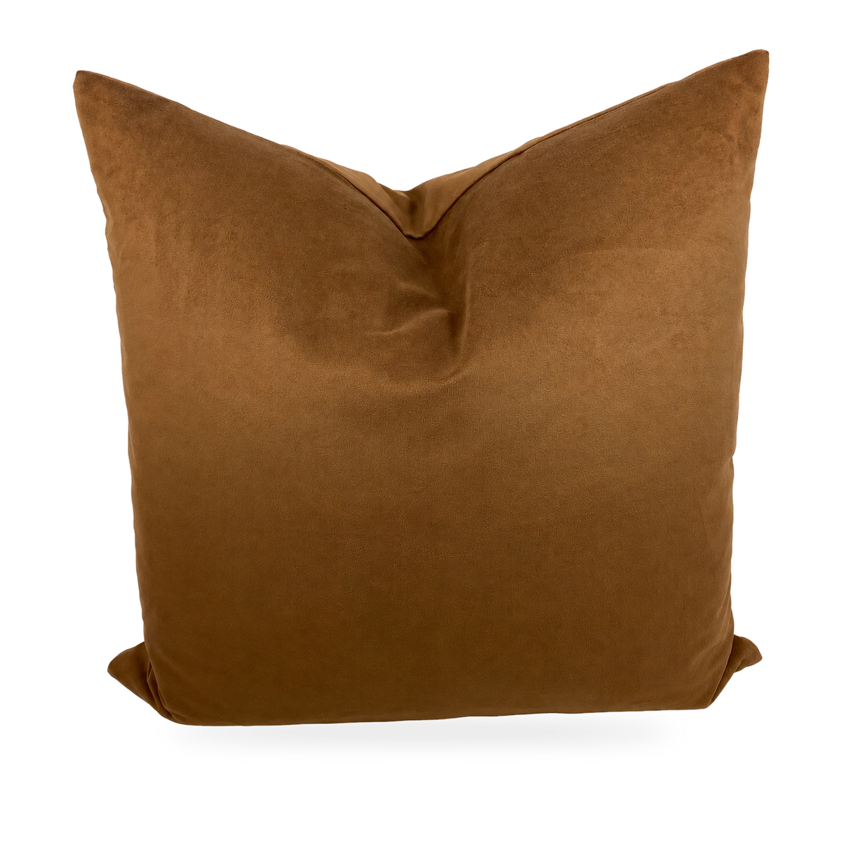 Bella Cognac – 24" × 24" Luxury Square Pillow