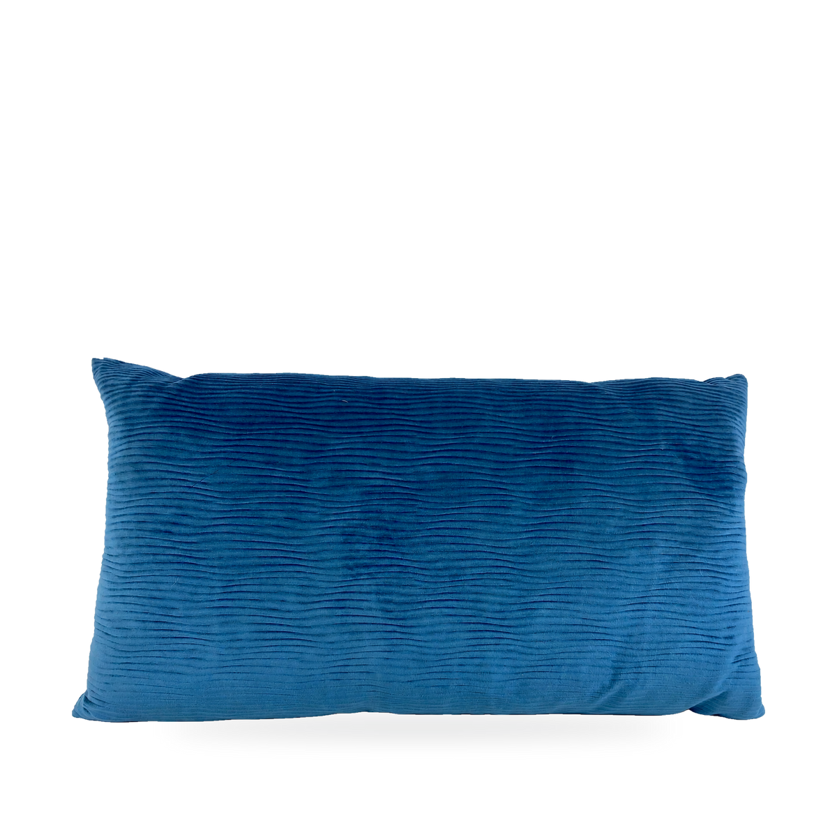 Stream Navy – 24" × 14" Luxury Lumbar Pillow