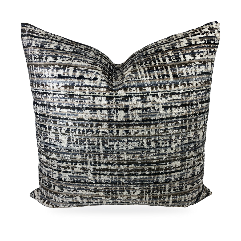 Dynamix Graphite – 24" × 24" Luxury Square Pillow