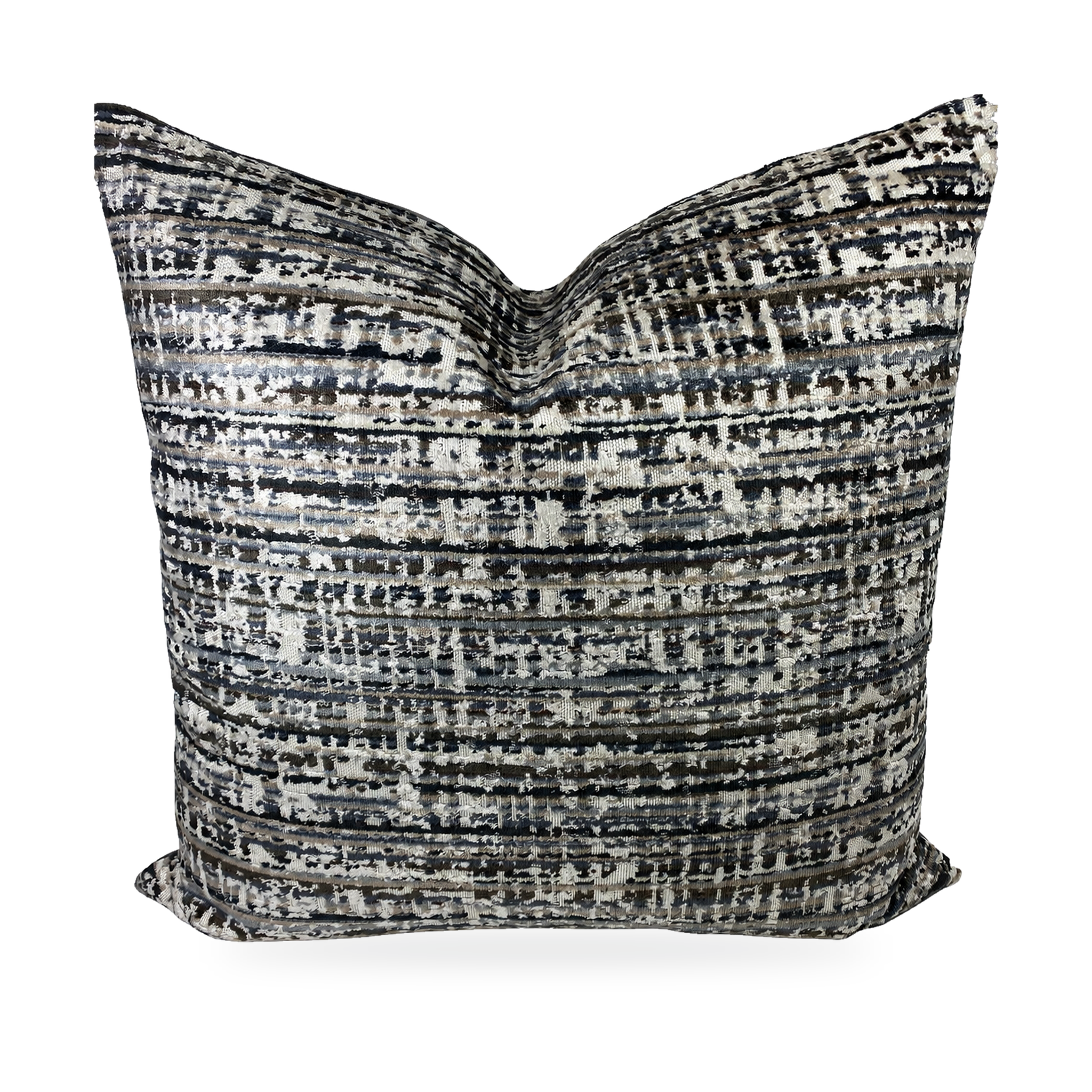 Dynamix Graphite – 24" × 24" Luxury Square Pillow