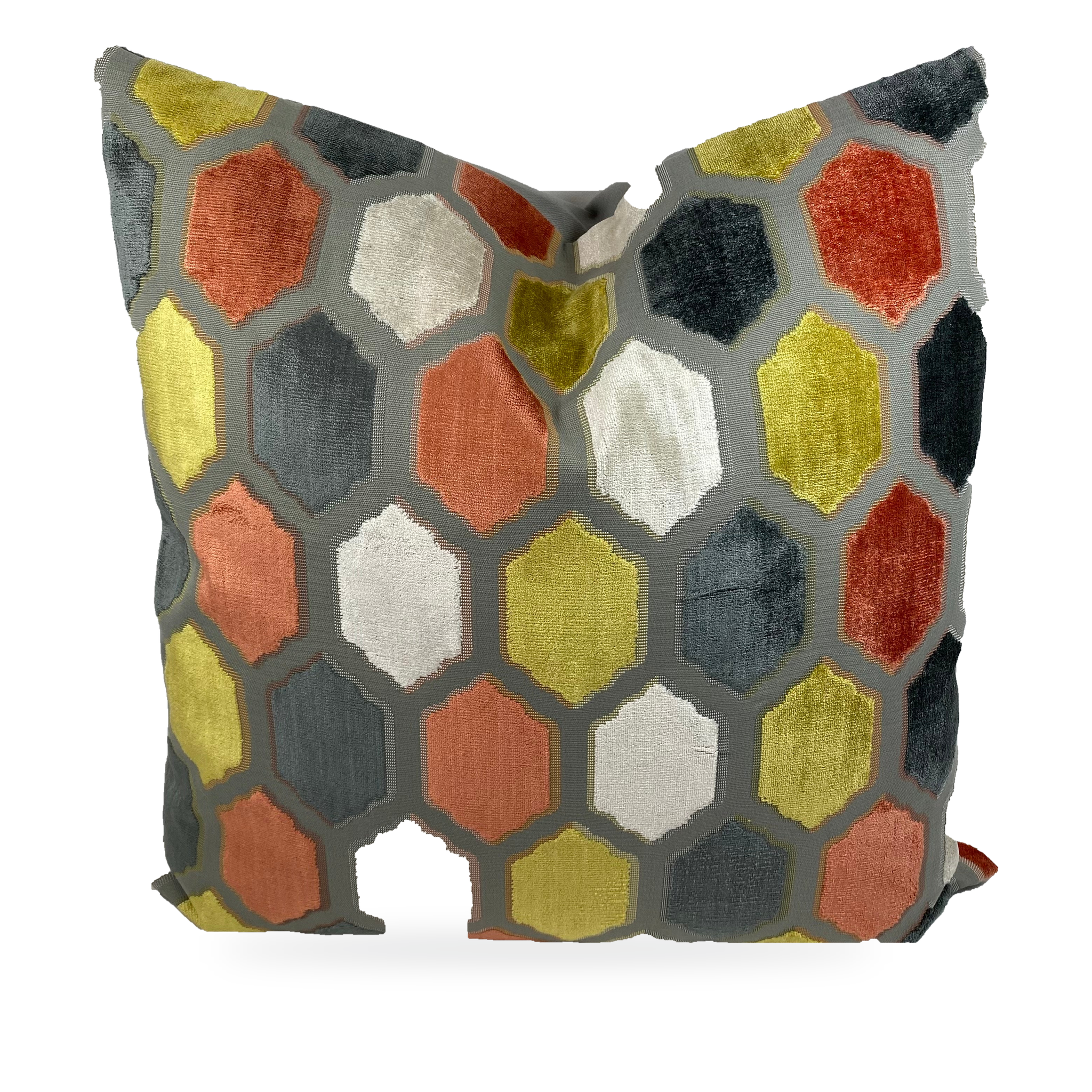 Mallorca Sorbet – 24" × 24" Luxury Square Pillow