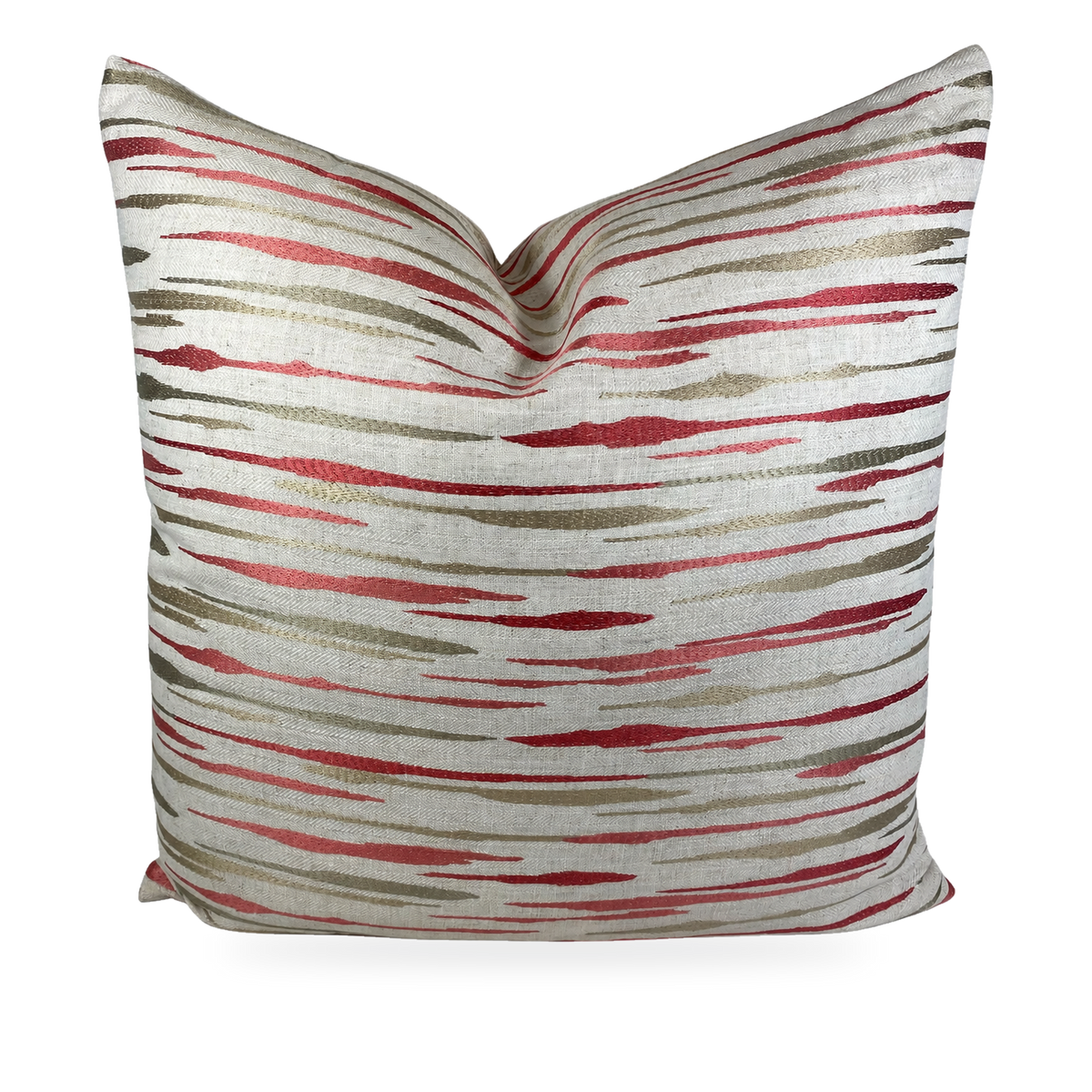 Marcus Coral – 24" × 24" Luxury Square Pillow