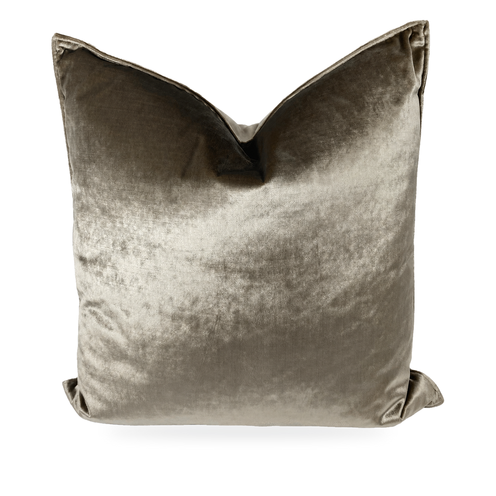 Iridescence Latte (Double Front) – 24" × 24" Luxury Square Pillow