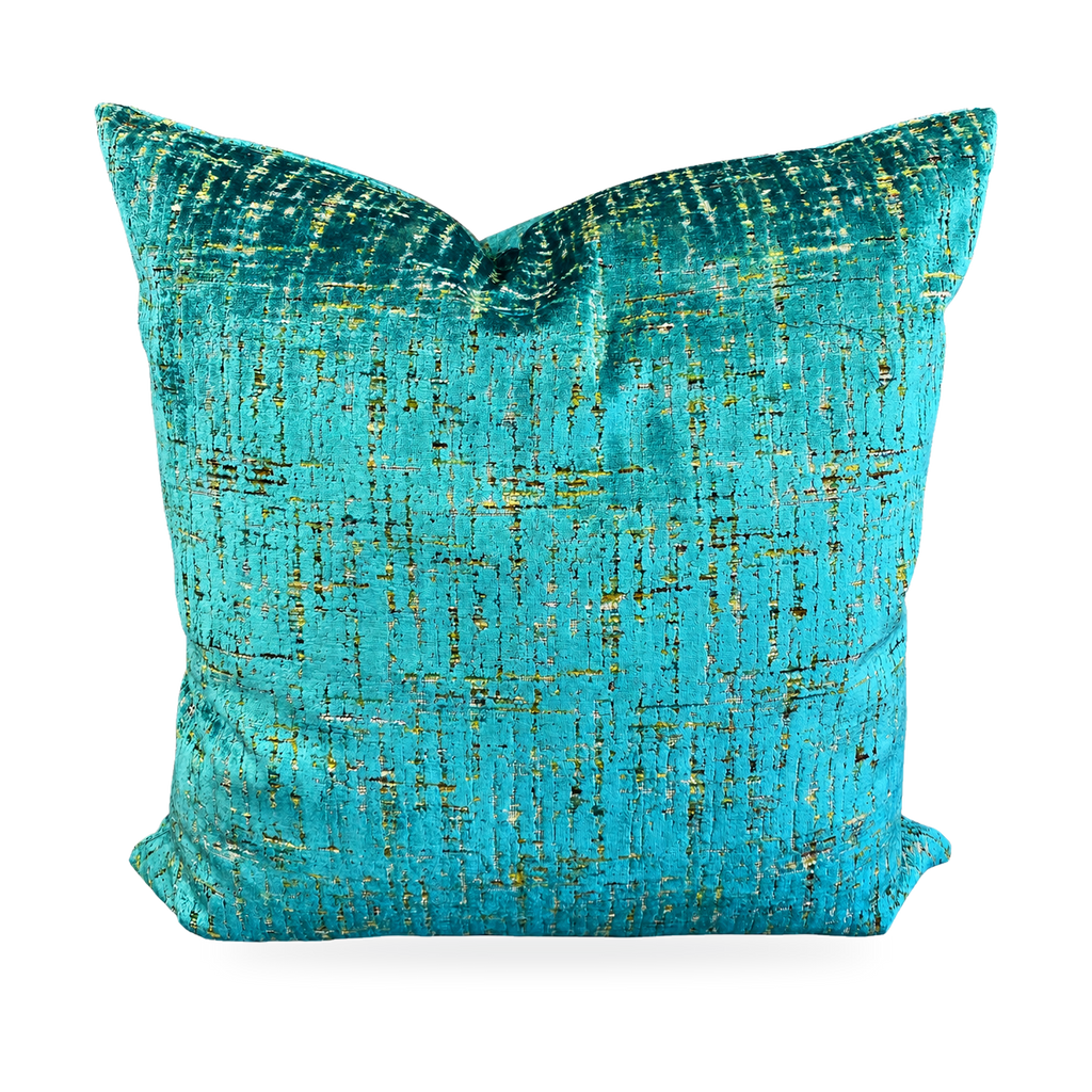 Moonstruck Peacock – 24" × 24" Luxury Square Pillow