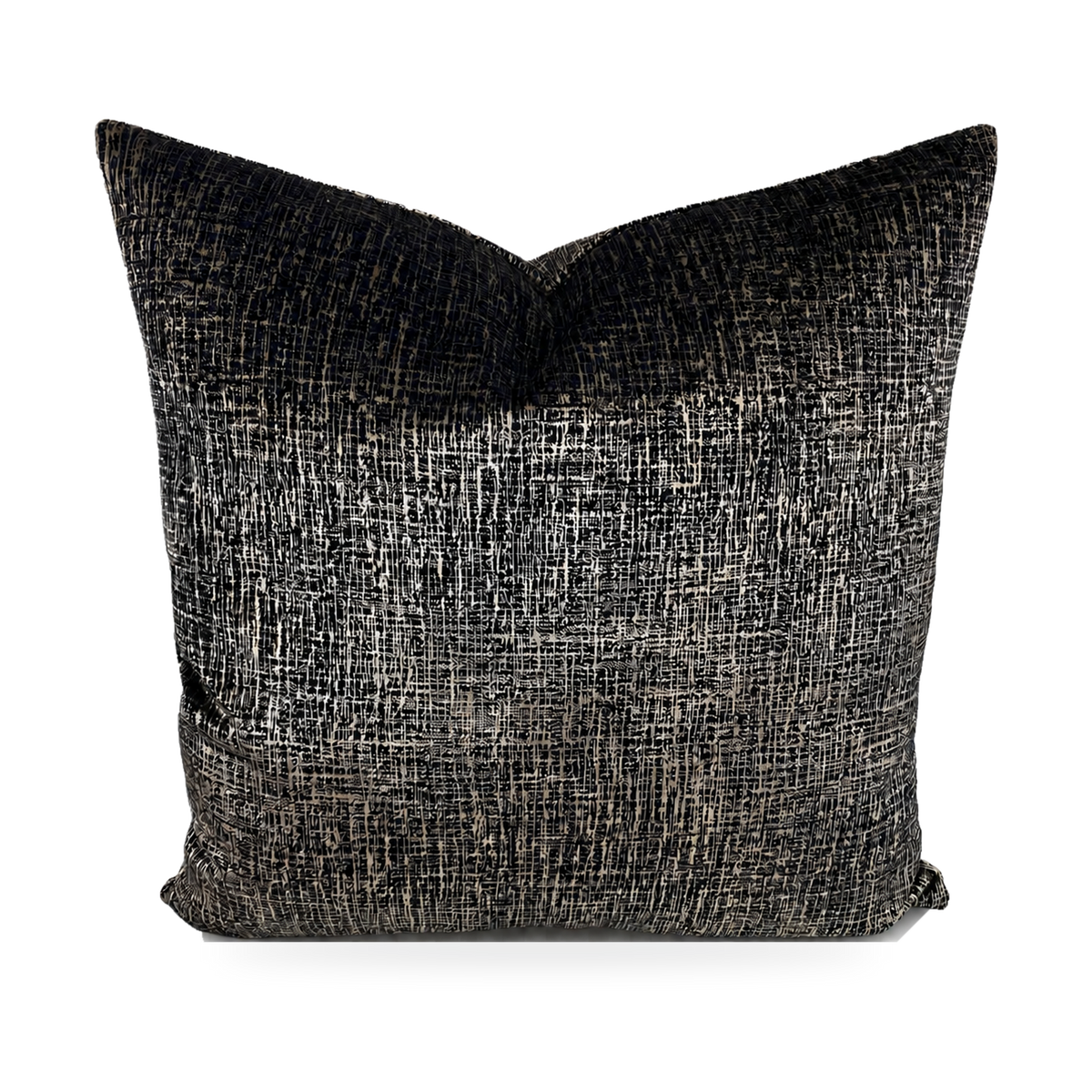 Luxury Pillow – 24" × 24" – Bristol Black