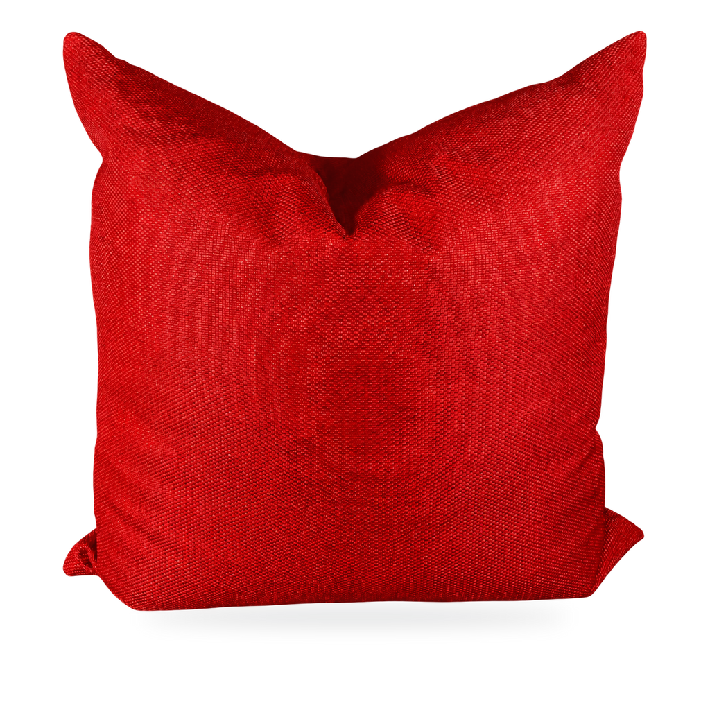 Aristocrat Scarlet – 24" × 24" Luxury Square Pillow