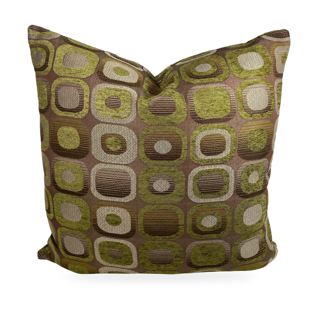 Mid Century Groove – 24" × 24" Luxury Square Pillow