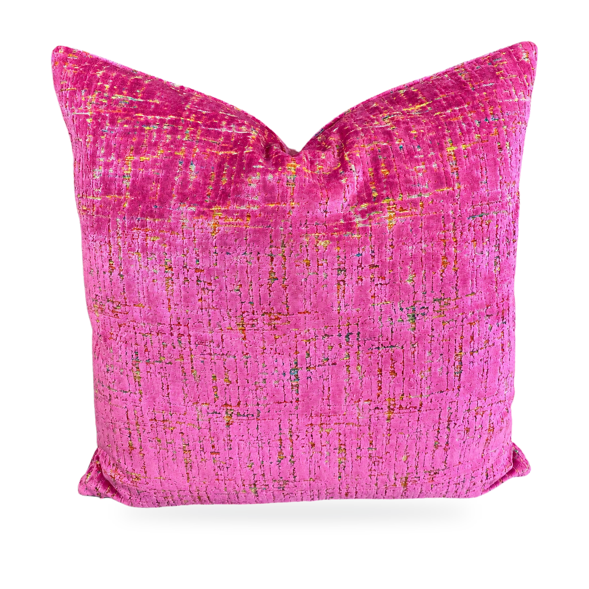 Luxury Pillow - 24" x 24"- Moonstruck Fuchsia