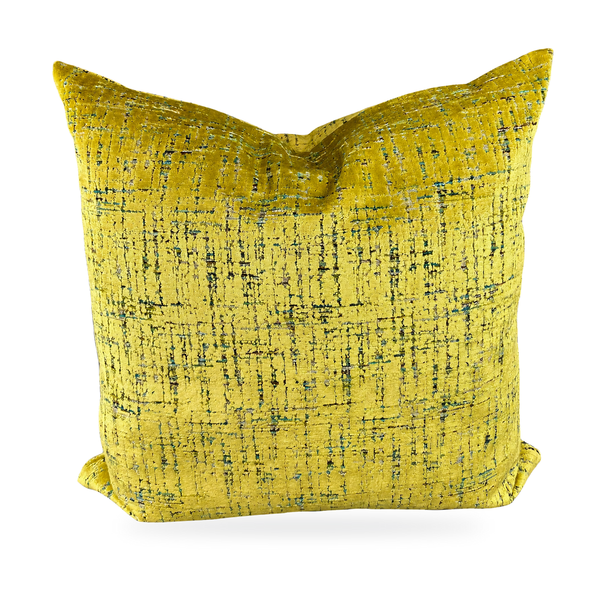 Luxury Pillow – 24" × 24" – Moonstruck Sulfur