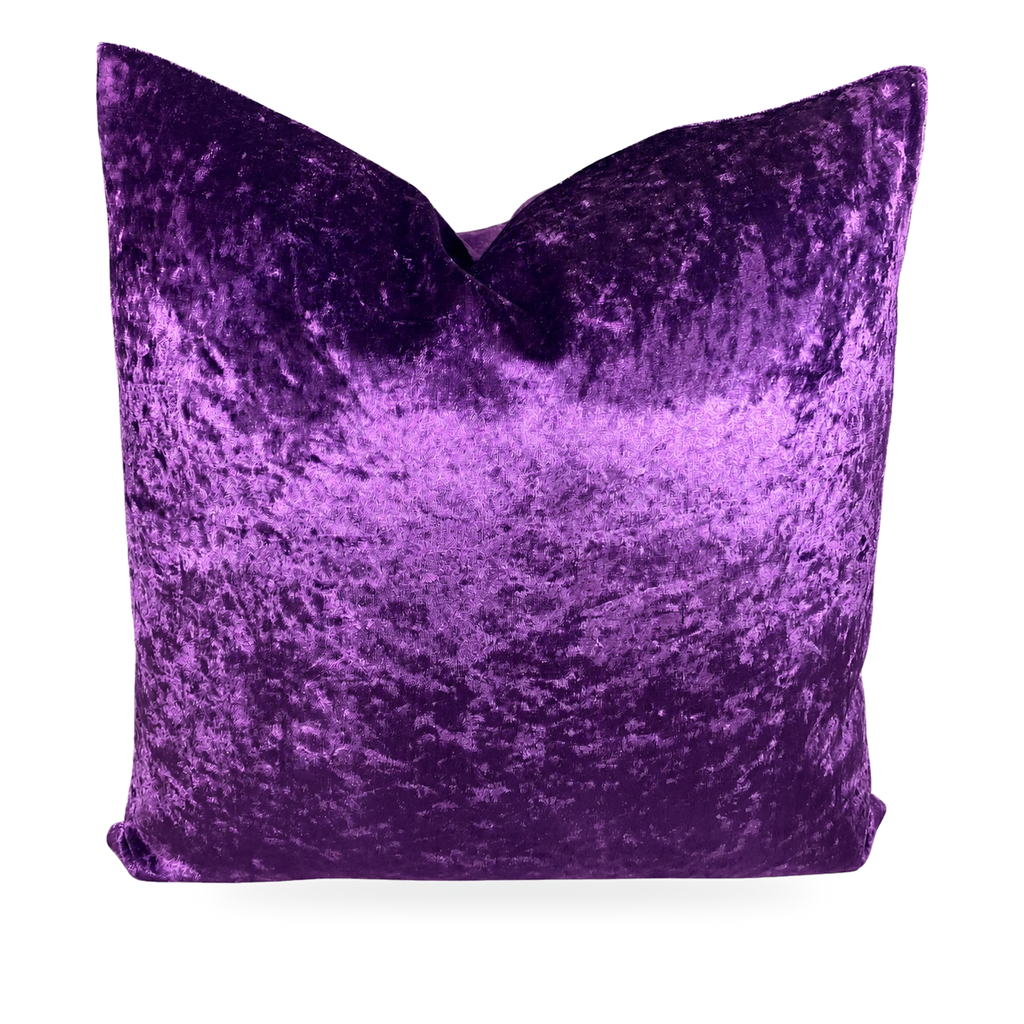 Plum Crazy Purple – 24" × 24" Luxury Square Pillow