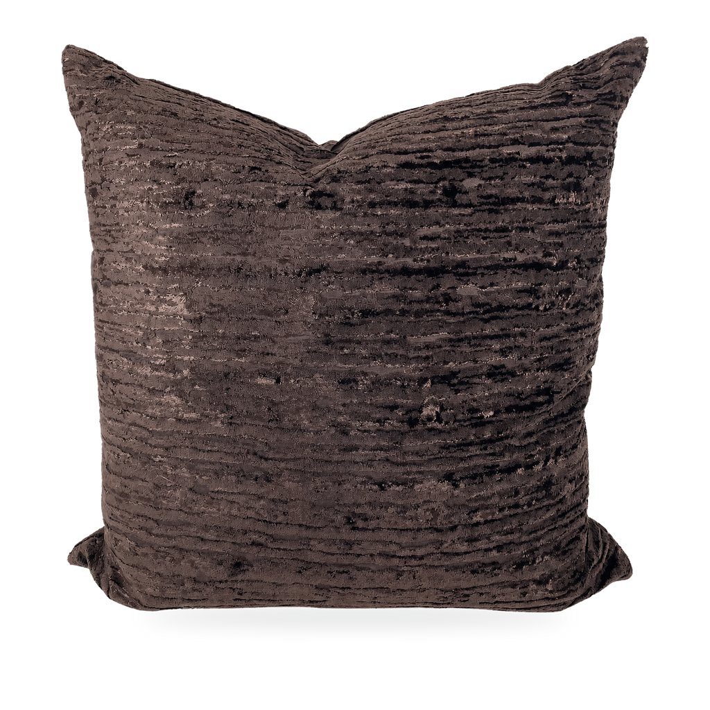 Wake Umber – 24" × 24" Luxury Square Pillow