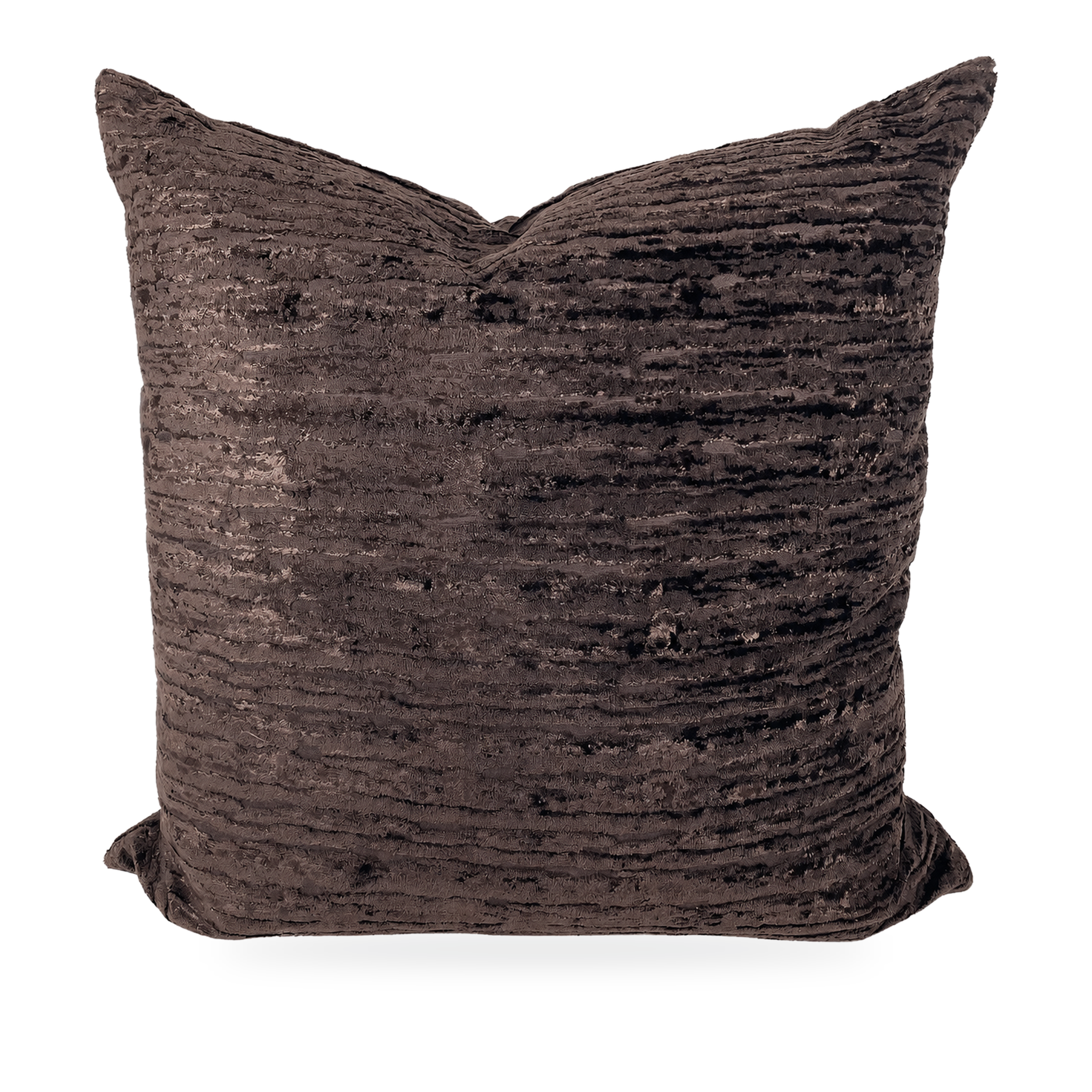 Wake Umber – 24" × 24" Luxury Square Pillow