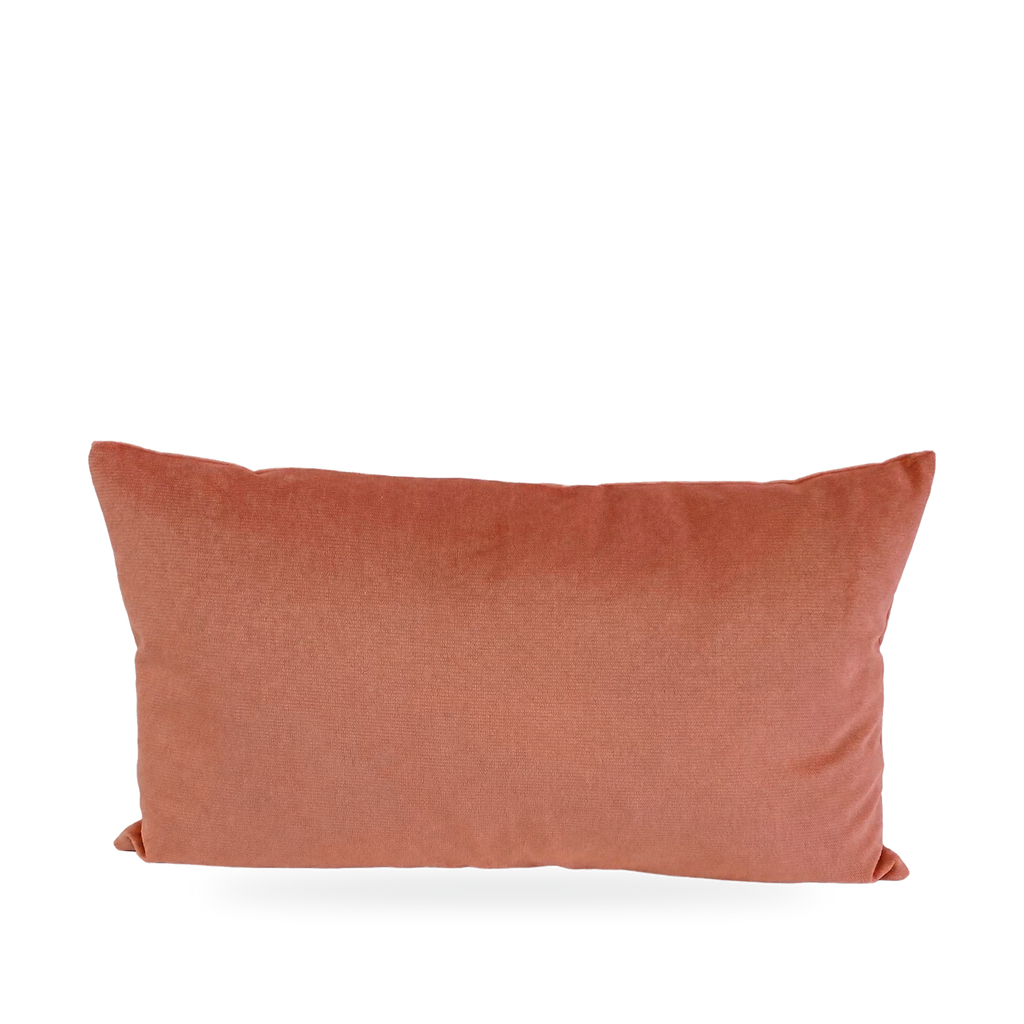 Belvedere Blush – 24" × 14" Luxury Lumbar Pillow