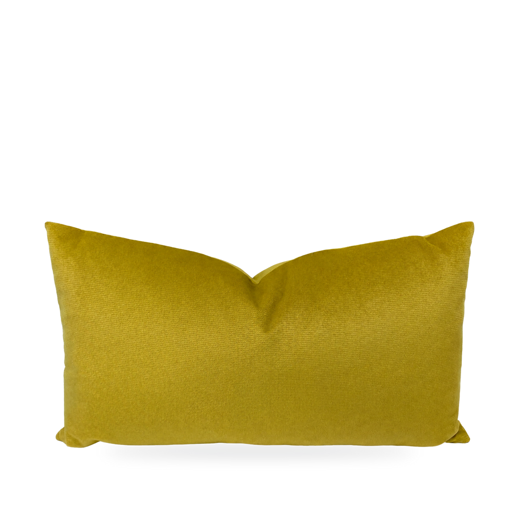 Belvedere Curry – 24" × 14" Luxury Lumbar Pillow