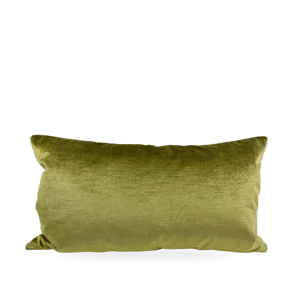 Cactus Lumbar Green – 24" × 14" Luxury Lumbar Pillow