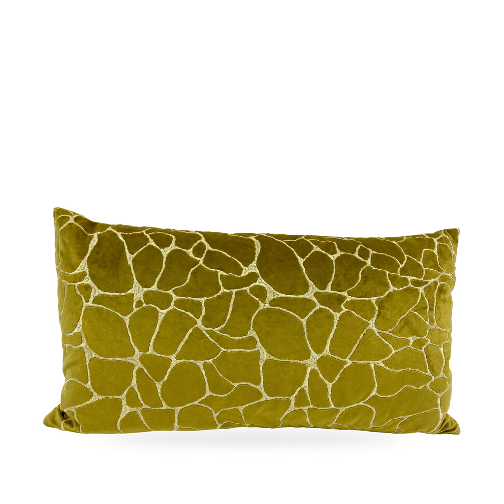 Dare Sulfur – 24" × 14" Luxury Lumbar Pillow