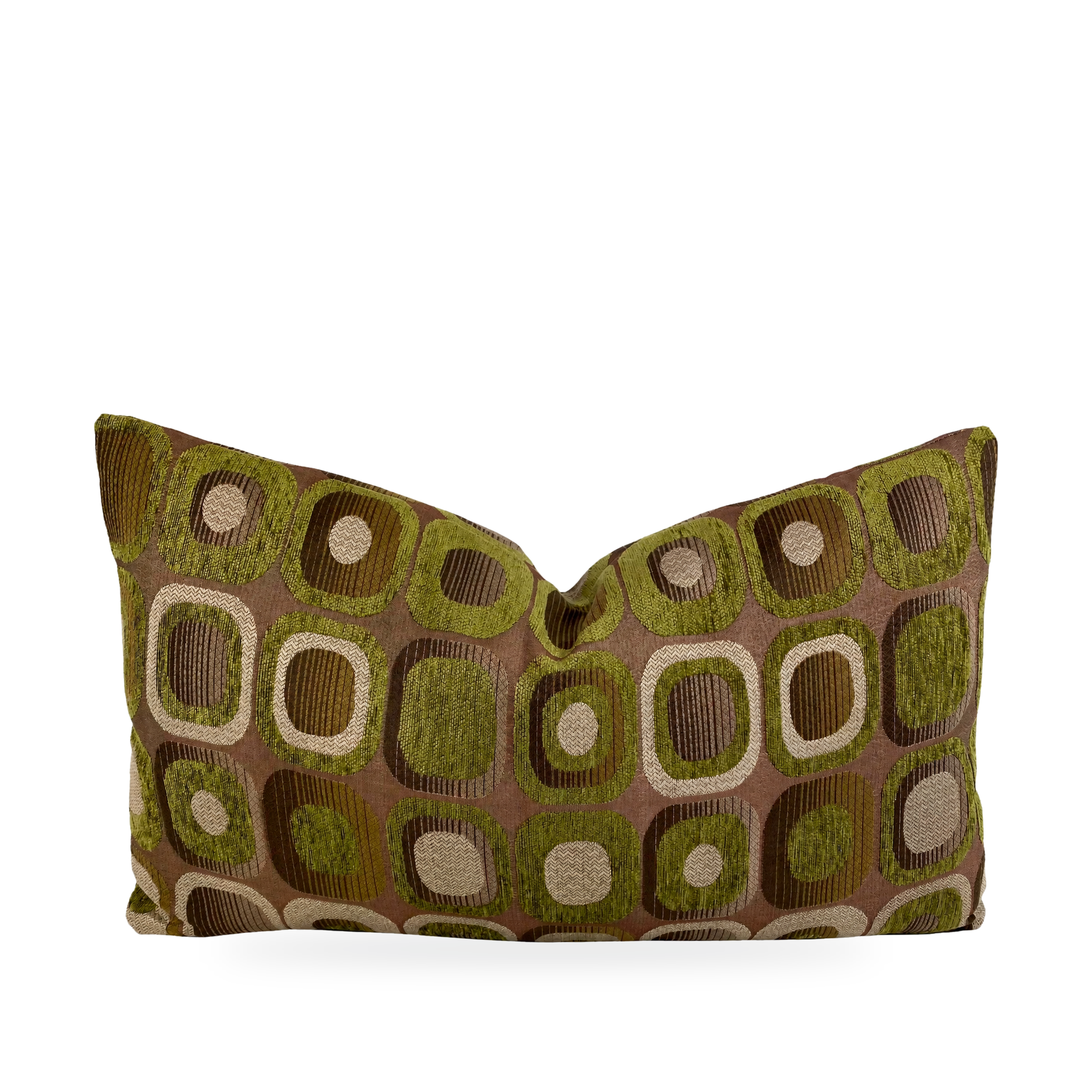 Mid Century Groove – 24" × 14" Luxury Lumbar Pillow