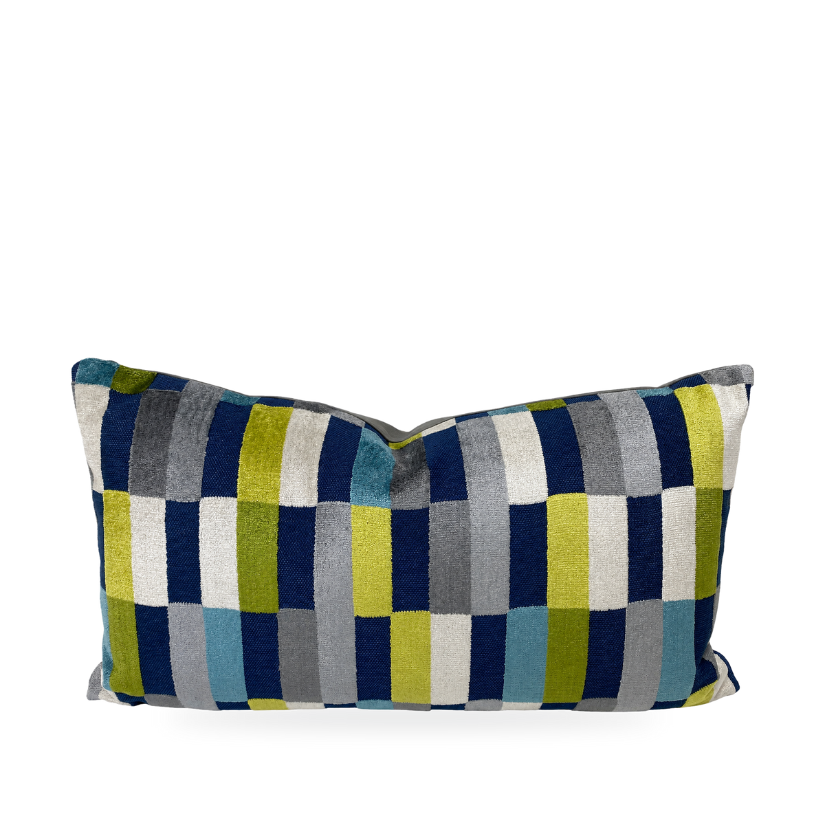 Mod Pop Mosaic – 24" × 14" Luxury Lumbar Pillow